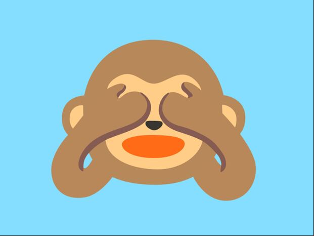 WHATSAPP | Con este emoji estarás diciendo que no quieres ver el mal. (Foto: Emojipedia)