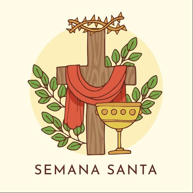 Imágenes por Semana Santa para compartir en redes sociales (Foto: Pinterest).