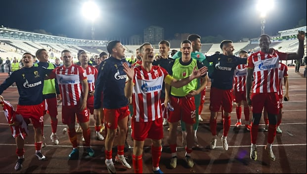Estrella Roja goleó por 4-0 al Partizán en su propio estadio. (Foto: Getty Images)