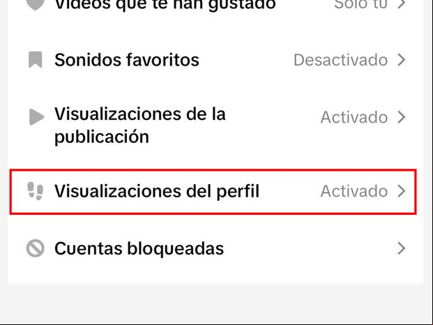 TIKTOK | Esta opción aparece si tienes tu perfil en público. (Foto: Depor - Rommel Yupanqui)