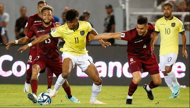 Venezuela vs. Ecuador se miden este jueves 20 de marzo por la fecha 13 de las Eliminatorias al Mundial 2026. (Foto: Getty Images)