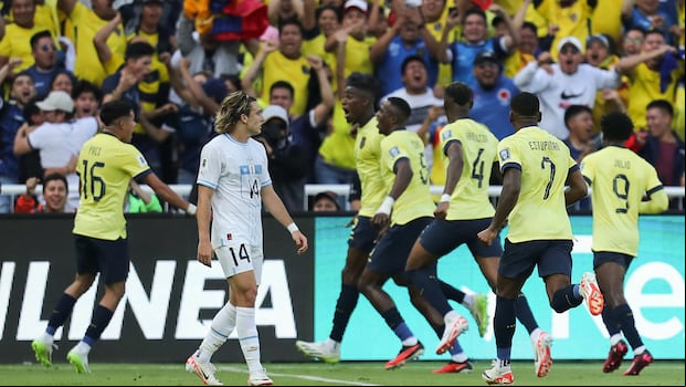 Uruguay y Ecuador se vuelven a enfrentar en Eliminatorias 2026. (Foto: EFE)