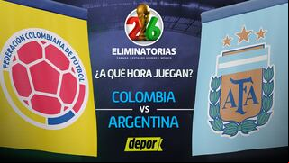 Colombia vs. Argentina: a qué hora juegan por Eliminatorias