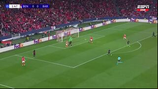 ¡Partido de ensueño! Pese a goles de Pavlidis y un autogol de Araújo lo volteó 4-5 Benfica vs. Barcelona