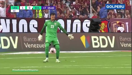 ¡‘Blooper’ de Guillermo Viscarra! El autogol de Cuellar para el 1-0 de Venezuela vs. Bolivia