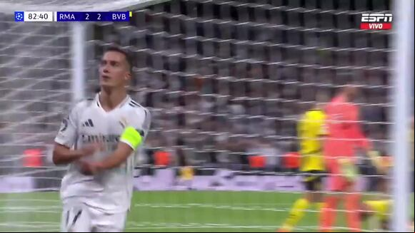 Gol de Lucas Vaquéz parra el 3-2 del Real Madrid. (Vídeo: ESPN).