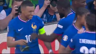 ¡Terminó la ‘maldición’! Mbappé marcó su primer gol en una Eurocopa tras 535 minutos