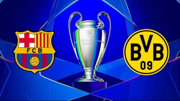FC Barcelona vs Borussia Dortmund por partido de vuelta de cuartos de final de la UEFA Champions League 2024-25