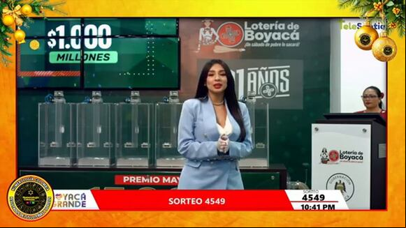 Lotería de Boyacá del sábado 7 de diciembre. (Video: Resultados de Lotería Chances)
