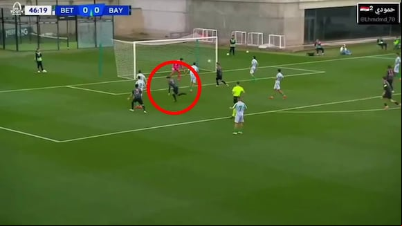 Gol de Felipe Chávez para el 1-0 del Bayern Munich vs. Real Betis por la UEFA Youth League (Video: X)-