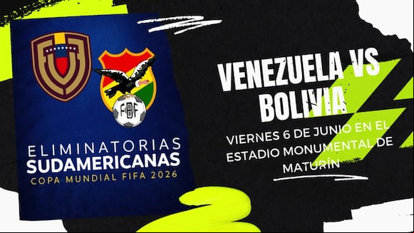 Venezuela vs Bolivia por la Fecha 15 de las Eliminatorias CONMEBOL 2026