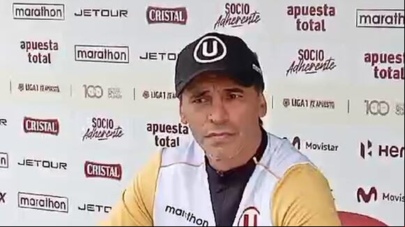 Fabián Bustos habló de la racha de partidos invicto con Universitario (Video: Wilmer Robles)