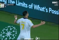 La segunda sí entró: el gol de Cristiano Ronaldo de penal en Al Nassr vs. Al Khaleej
