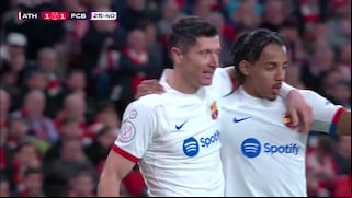 ¡Uno tras otro! Goles de Lewandowski y Yamal en el 2-1 de Barcelona vs. Athletic Club