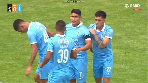 Irven Ávila marcó el 1-0 de Sporting Cristal sobre Ayacucho FC. (Video: L1 MAX)