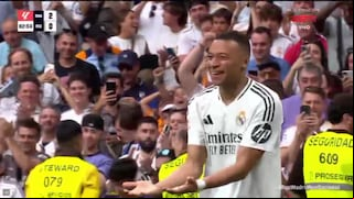 ¡31 tantos en LaLiga! Gol y doblete de Mbappé para el 2-0 del Real Madrid vs. Real Sociedad
