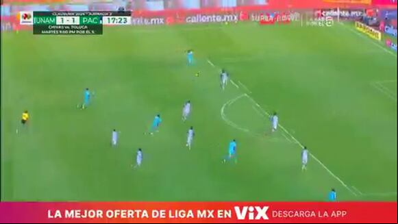 Gol de Salvio en el triunfo de Pumas sobre Pachuca. (Video: TUDN / @PumasMX)