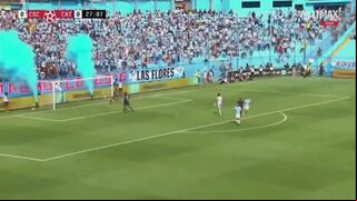 ¡Como siempre él! Martín Cauteruccio metió el primer gol del 1-0 en el Sporting Cristal vs Católica
