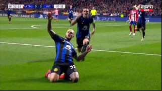 ¡Golpe por golpe! Goles de Dimarco y Griezmann para el 1-1 de Atlético Madrid vs. Inter