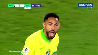 ¡Grosero error de Argentina! Gol de Matheus Cunha para el 2-1 de Brasil por Eliminatorias