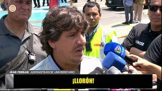 Jean Ferrari recibe insulto al declarar ante la prensa