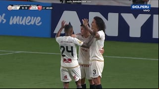 ¡Ya es goleada! William Riveros anotó el 3-0 de Universitario vs. Sport Huancayo por Liga 1