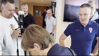 ¡Al ritmo de la Champions League! Luka Modric y una peculiar bienvenida en Croacia
