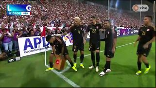 ¡Gol de Joao Grimaldo! Apareció en el área para poner el 1-0 de Perú vs. Nicaragua