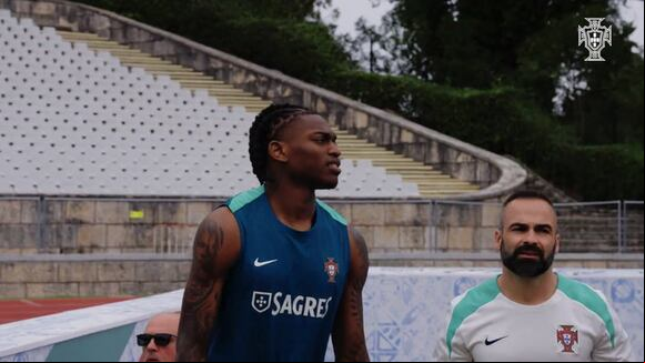 Portugal se prepara para jugar ante Croacia. (Video: Portugal)