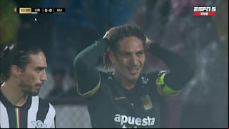 ¡Esa no te la pierdas! Paolo Guerrero falló clara ocasión de gol en el Alianza Lima vs Libertad