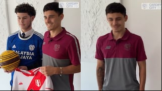 ¿Un nuevo convocado? Alexander Robertson posó con camiseta de la Selección Peruana