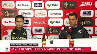 La altura y un rival fuerte: análisis de Guillermo Farré y Martín Cauteruccio tras empate con Los Chankas