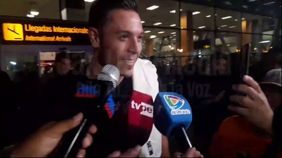 La llegada de Diego Churín a Lima. (Video: Jax Latin Media)