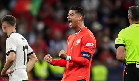 ¡El inacabable ‘CR7’! Gol de Cristiano Ronaldo para el 2-1 de Portugal vs. Alemania