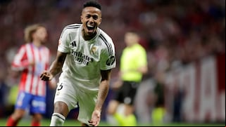 ¡Rompió el arco y el empate del derbi! Golazo de Militão para 1-0 de Real Madrid vs Atlético Madrid