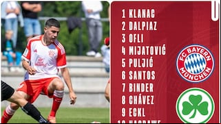El peruano Felipe Chávez sigue brillando en Bayern Munich: asistencia en la DFB Nachwuchsliga