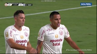 ¡Asistencia de Ureña! Gol de Alex Valera para el 1-0 de Universitario vs. Cienciano