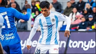 Joao Grimaldo y un pase que valió medio gol: asistencia como con la mano en Riga FC