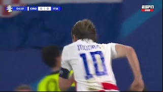 ¡Cobró revancha! Modric falló penal, pero luego marcó un gol en Croacia vs. Italia