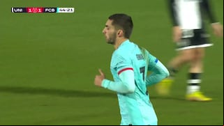 ¡Llegó el empate! Gol de Ferran Torres para el 1-1 de Barcelona vs. Unionistas