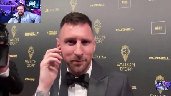 Clip del “Enfado del año” entre Lionel Messi e Ibai Llanos. (Video: Twittch/Ibai Llanos)