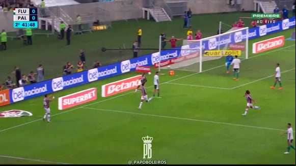 Kevin Serna y su primera asistencia en el Brasileirao. (Video: Premiere)