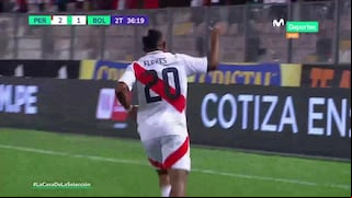 ¡Con suspenso del VAR! Gol de Edison Flores para el 3-1 de Perú vs. Bolivia por Eliminatorias