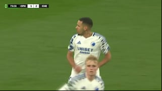 ¡Asistencia de Marcos López! Gol de Gabriel Pereira para el 1-2 en el Copenhage vs. Chelsea