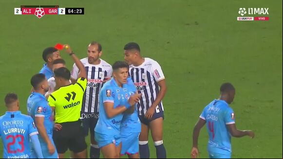 Jeriel de Santis y su expulsión ante Deportivo Garcilaso. (Video: L1 MAX)