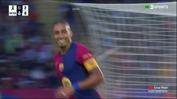 El segundo del Barcelona a Espanyol: Raphinha, autor del tanto. (Video: DSports)