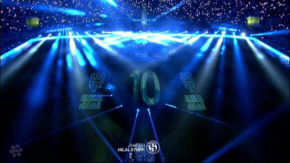 La espectacular presentación de Neymar en Al Hilal. (Video: @hilalstuff)