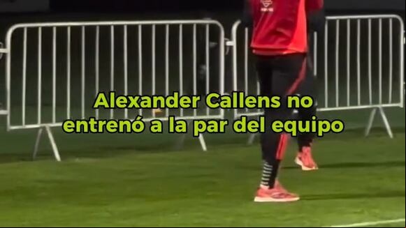Alexander Callens no trabajó a la par de sus compañeros en la Videna y realizó entrenamientos diferenciados. (Video: Gianina González/Depor)