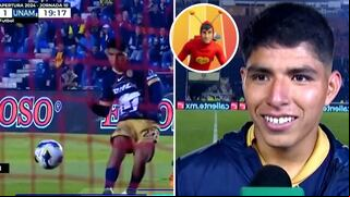 Piero Quispe se convirtió en el salvador de los Pumas sobre América en la Liga MX: “No contaban con mi astucia”