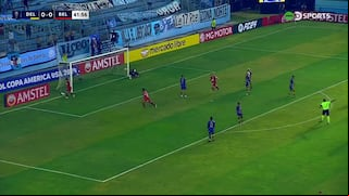 ¡Desde los pies de Bryan Reyna! Peruano estuvo en el gol de Jara para el 1-0 del Belgrano vs. Delfín